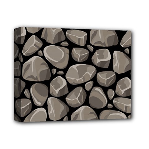 Rock Stone Seamless Pattern Deluxe Canvas 14  X 11  (stretched) by Nexatart