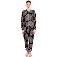 Rock Stone Seamless Pattern Onepiece Jumpsuit (ladies)  by Nexatart