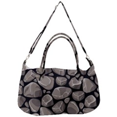 Rock Stone Seamless Pattern Removal Strap Handbag by Nexatart