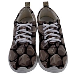 Rock Stone Seamless Pattern Mens Athletic Shoes by Nexatart