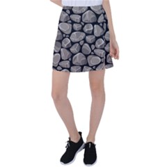 Rock Stone Seamless Pattern Tennis Skirt