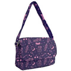 Various Cute Girly Stuff Seamless Pattern Courier Bag by Nexatart