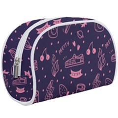 Various Cute Girly Stuff Seamless Pattern Makeup Case (large)