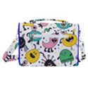 Funny Monster Pattern Satchel Shoulder Bag View3