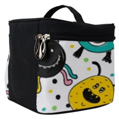 Funny Monster Pattern Make Up Travel Bag (small) by Nexatart