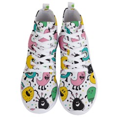 Funny Monster Pattern Men s Lightweight High Top Sneakers by Nexatart