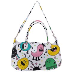 Funny Monster Pattern Removal Strap Handbag by Nexatart