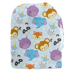 Animal Faces Collection Drawstring Pouch (3xl) by Nexatart