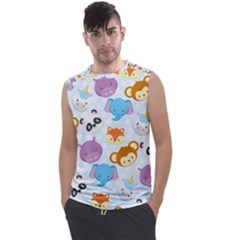 Animal Faces Collection Men s Regular Tank Top