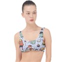 Funny Seamless Pattern With Cartoon Monsters Personage Colorful Hand Drawn Characters Unusual Creatu The Little Details Bikini Top View1