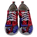 Abstract Grunge Urban Pattern With Monster Character Super Drawing Graffiti Style Vector Illustratio Women Athletic Shoes View1