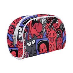 Abstract Grunge Urban Pattern With Monster Character Super Drawing Graffiti Style Vector Illustratio Makeup Case (small)