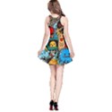 Abstract Grunge Urban Pattern With Monster Character Super Drawing Graffiti Style Reversible Sleeveless Dress View2