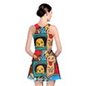 Abstract Grunge Urban Pattern With Monster Character Super Drawing Graffiti Style Reversible Skater Dress View2