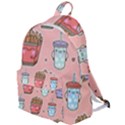 Cute Kawaii Food Seamless Pattern The Plain Backpack View1