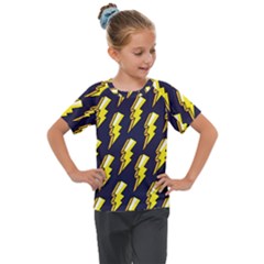 Pop Art Pattern Kids  Mesh Piece Tee