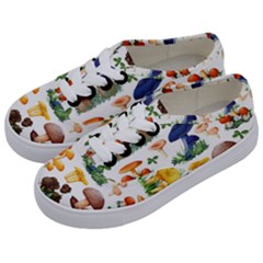 Mushroom Seamless Pattern Kids  Classic Low Top Sneakers by Nexatart