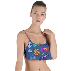 Space Sketch Set Colored Layered Top Bikini Top 