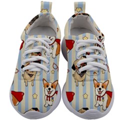 Pattern Dog Kids Athletic Shoes by Nexatart