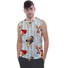 Pattern Dog Men s Regular Tank Top