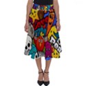 Graffiti Characters Seamless Pattern Perfect Length Midi Skirt View1