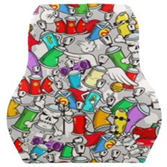 Graffiti Characters Seamless Pattern Car Seat Back Cushion  by Nexatart