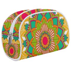 Mandala Patterns Yellow Makeup Case (medium)