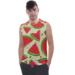 Cute Watermelon Seamless Pattern Men s Regular Tank Top