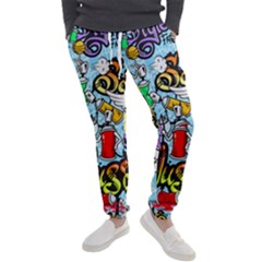 Graffiti Characters Seamless Patternm Men s Jogger Sweatpants by Nexatart