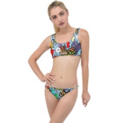 Graffiti Characters Seamless Patternm The Little Details Bikini Set by Nexatart