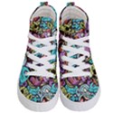 Zombie Heads Pattern Kids  Hi-Top Skate Sneakers View1