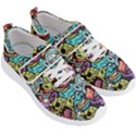 Zombie Heads Pattern Men s Velcro Strap Shoes View3