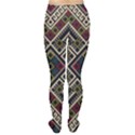 Zentangle Style Geometric Ornament Pattern Tights View2