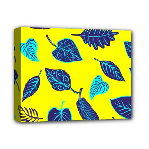 Leaves Pattern Picture Detail Deluxe Canvas 14  X 11  (stretched) by Nexatart