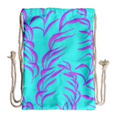 Branches Leaves Colors Summer Drawstring Bag (large) by Nexatart