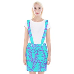 Branches Leaves Colors Summer Braces Suspender Skirt