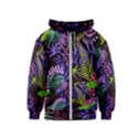 Leaves Nature Design Plant Kids  Zipper Hoodie View1