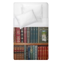 Books Library Bookshelf Bookshop Duvet Cover (single Size) by Nexatart