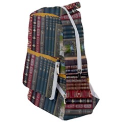 Books Library Bookshelf Bookshop Travelers  Backpack by Nexatart