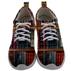 Books Library Bookshelf Bookshop Mens Athletic Shoes by Nexatart