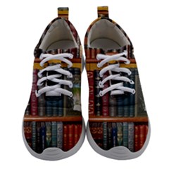 Books Library Bookshelf Bookshop Women Athletic Shoes