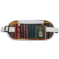 Books Library Bookshelf Bookshop Rounded Waist Pouch