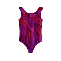 Background Texture Pattern Kids  Frill Swimsuit by Nexatart