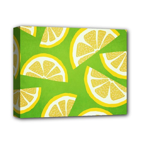 Lemon Fruit Healthy Fruits Food Deluxe Canvas 14  X 11  (stretched) by Nexatart