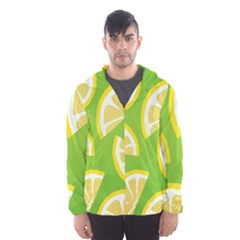 Lemon Fruit Healthy Fruits Food Men s Hooded Windbreaker