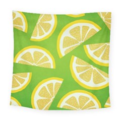 Lemon Fruit Healthy Fruits Food Square Tapestry (large)