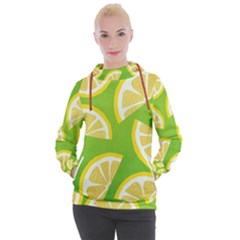 Lemon Fruit Healthy Fruits Food Women s Hooded Pullover