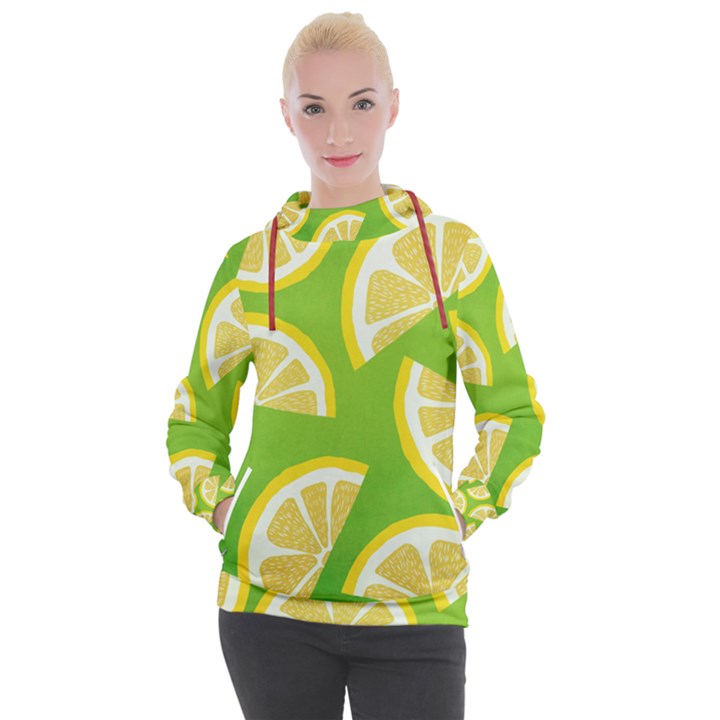 Lemon Fruit Healthy Fruits Food Women s Hooded Pullover