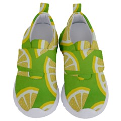 Lemon Fruit Healthy Fruits Food Kids  Velcro No Lace Shoes by Nexatart