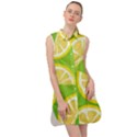 Lemon Fruit Healthy Fruits Food Sleeveless Shirt Dress View1